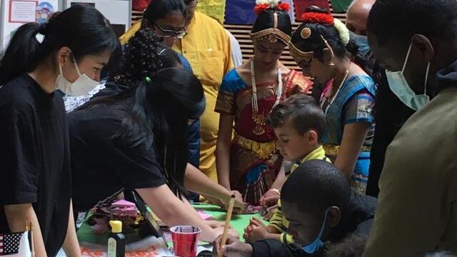 Participants at the WPSU Multicultural Children's Festival