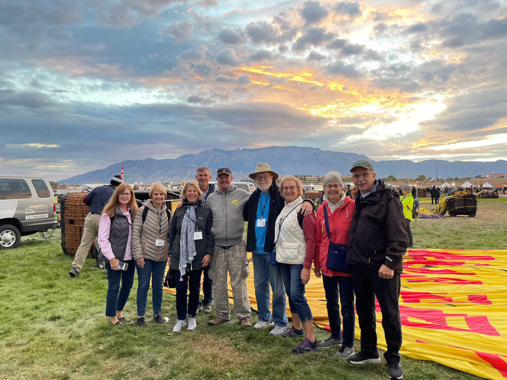 OLLI members at Albuquerque Balloon Festival